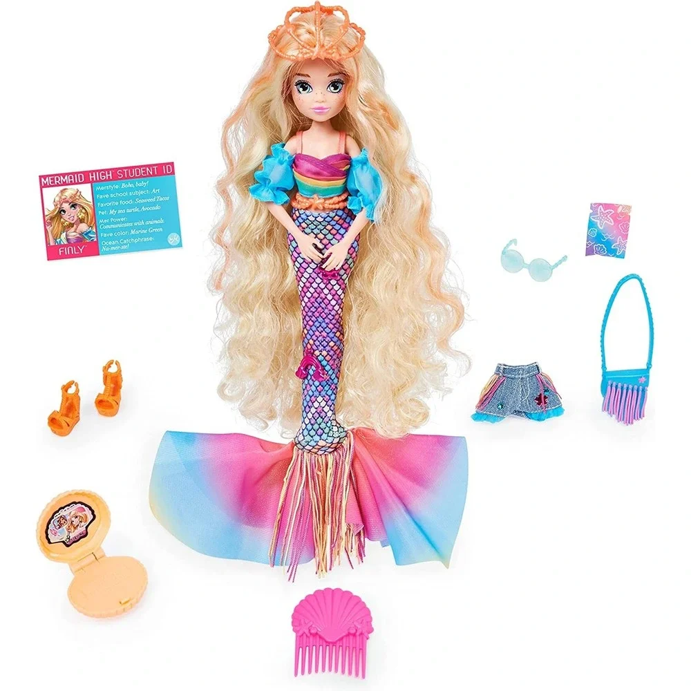 Mermaid High Finly Deluxe Fashion Doll 2-in-1 Mermaid Tail and Accessories Set